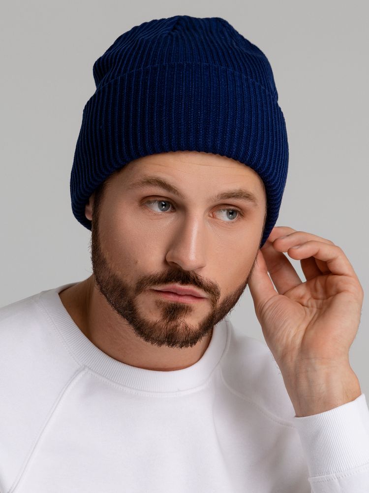 Шапка Franky, синяя (сапфир) (Изображение 4)