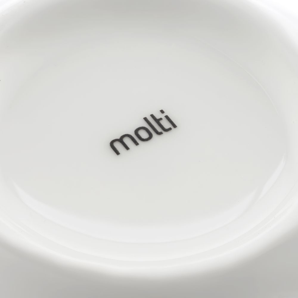 Кофейная пара Mansion Select, белая с серебристой отводкой (Изображение 7)