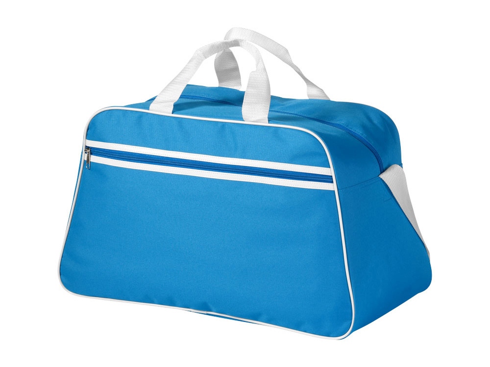 Сумка спортивная San Jose (белый/аква)  (Изображение 1)