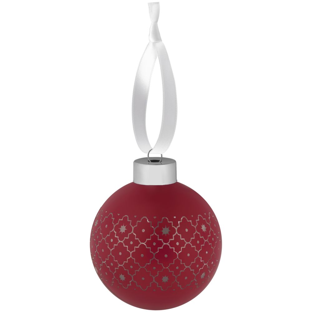 Елочный шар Chain с лентой, 8 см