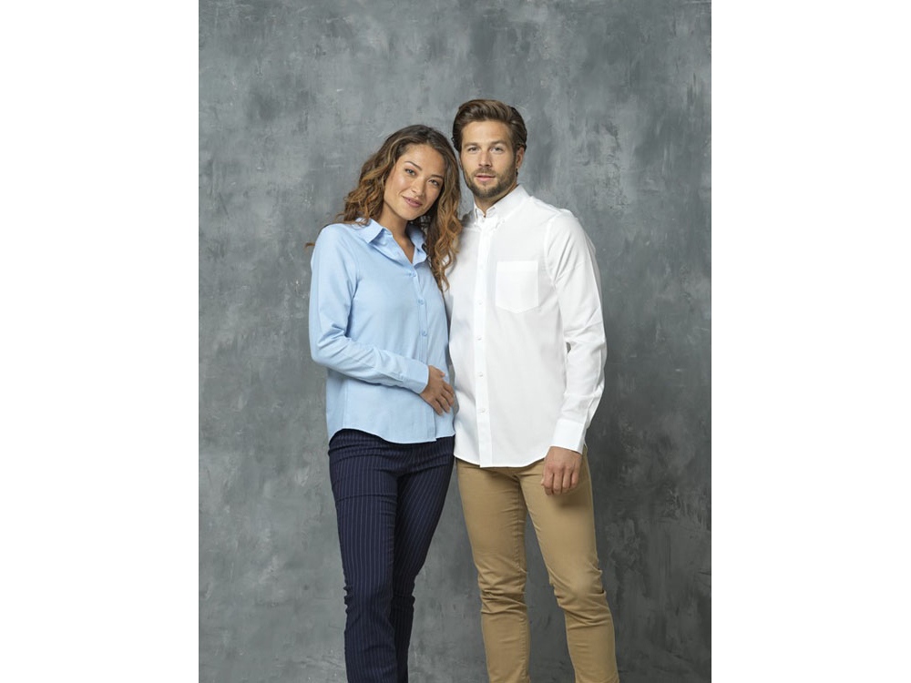 Рубашка Pollux мужская с длинным рукавом (черный) L (Изображение 5)