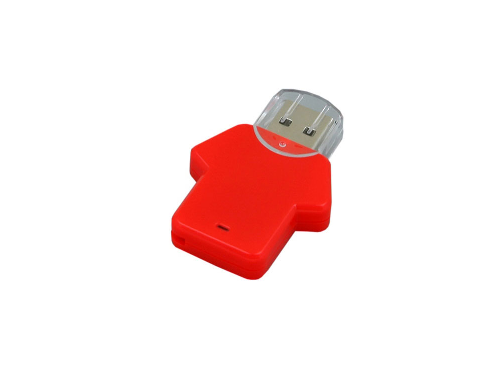 USB 3.0- флешка на 64 Гб в виде футболки (красный) 64Gb