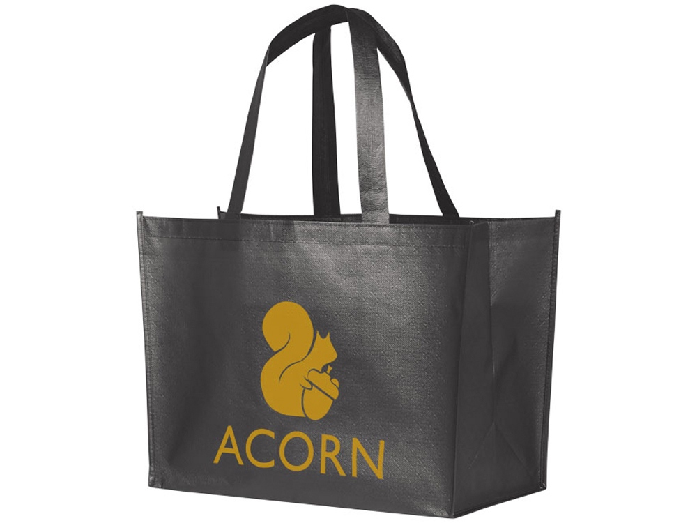 Сумка для шопинга Alloy, 80 г/м2 (серый стальной )  (Изображение 3)