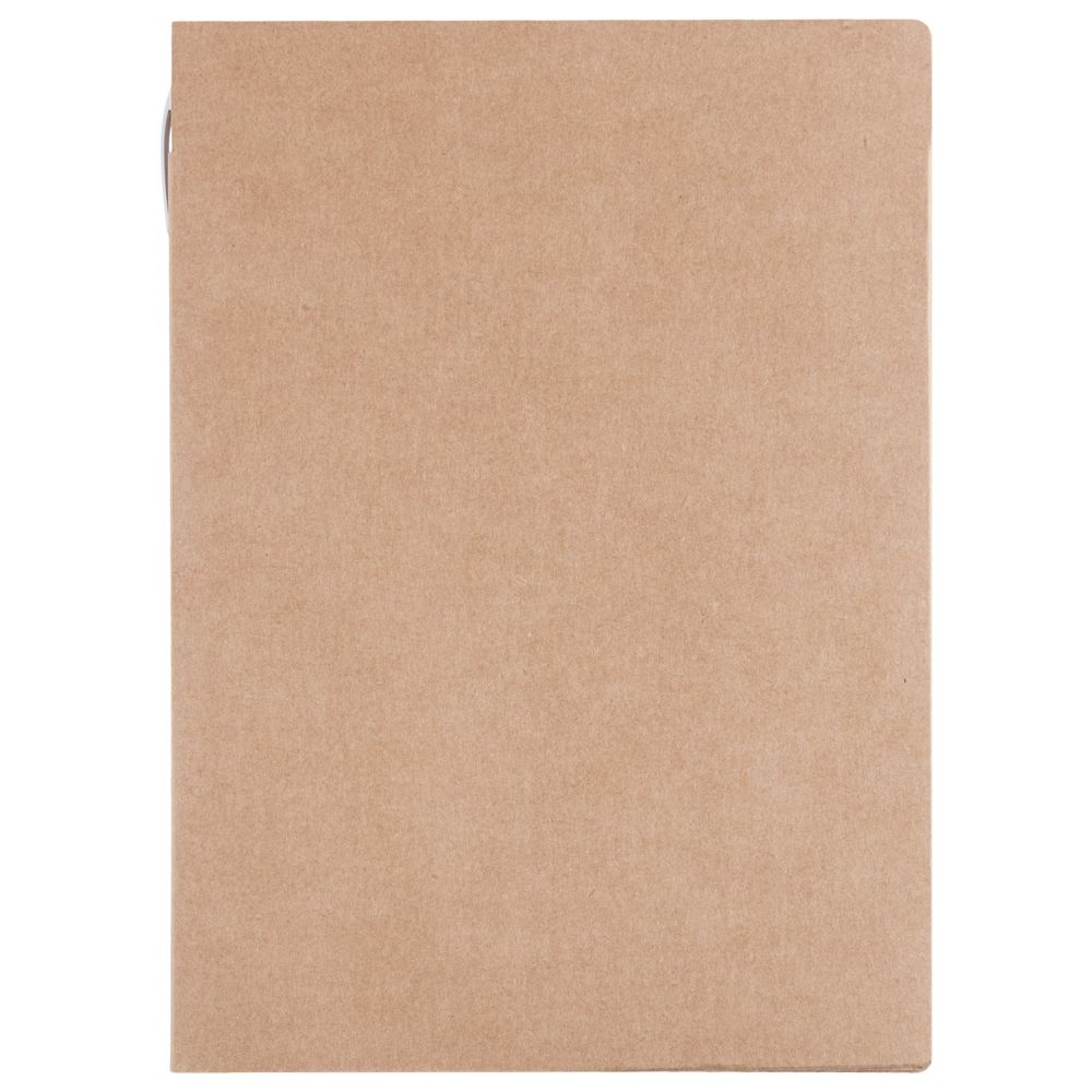 Папка Fact-Folder формата А4 c блокнотом, крафт (Изображение 2)