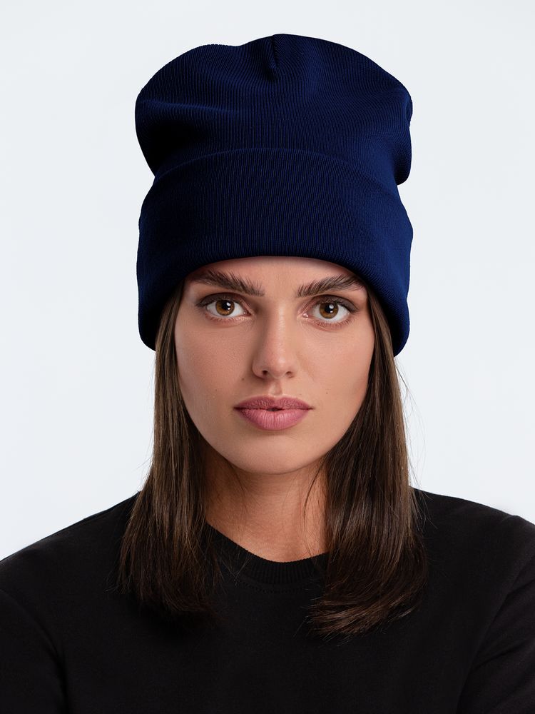 Шапка Real Talk, темно-синяя (Изображение 4)