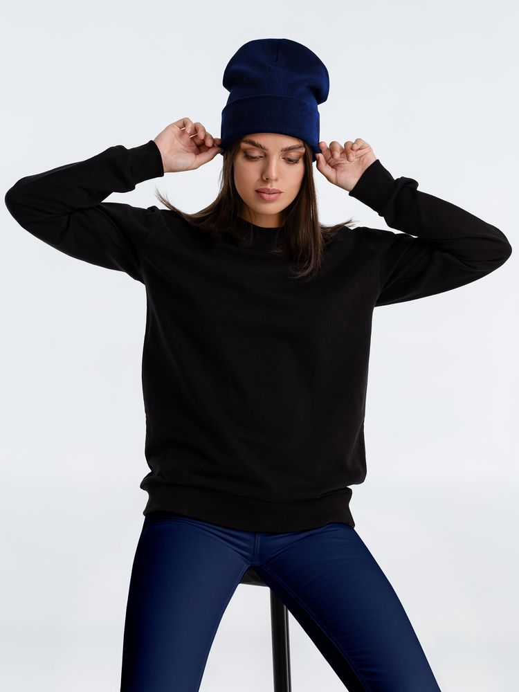 Шапка Real Talk, темно-синяя (Изображение 5)