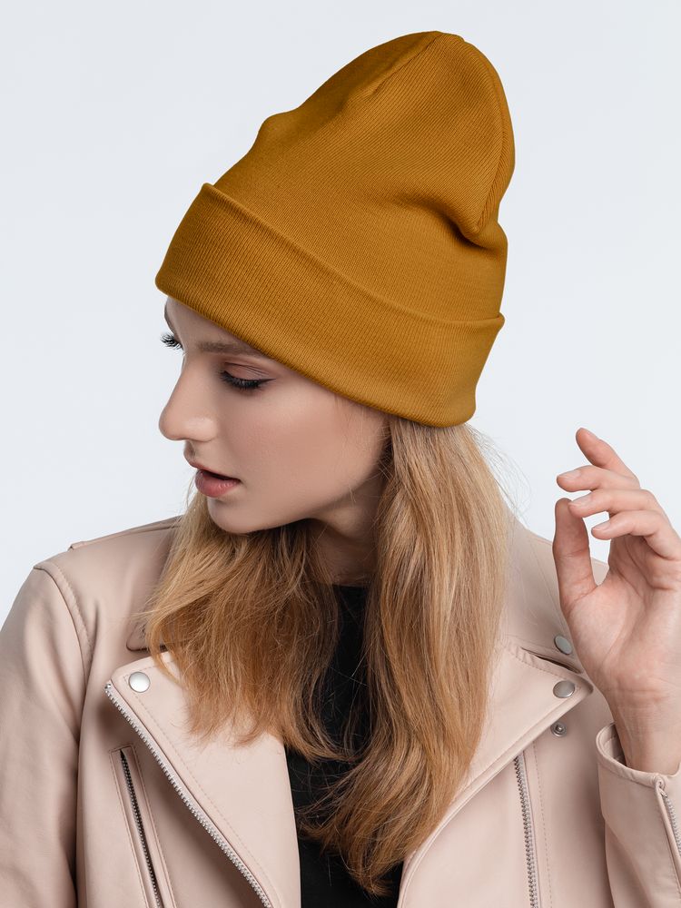 Шапка Real Talk, горчичная (Изображение 4)