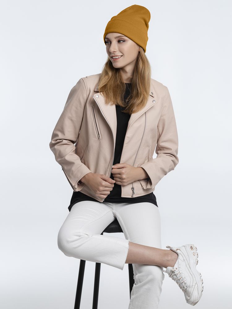 Шапка Real Talk, горчичная (Изображение 5)