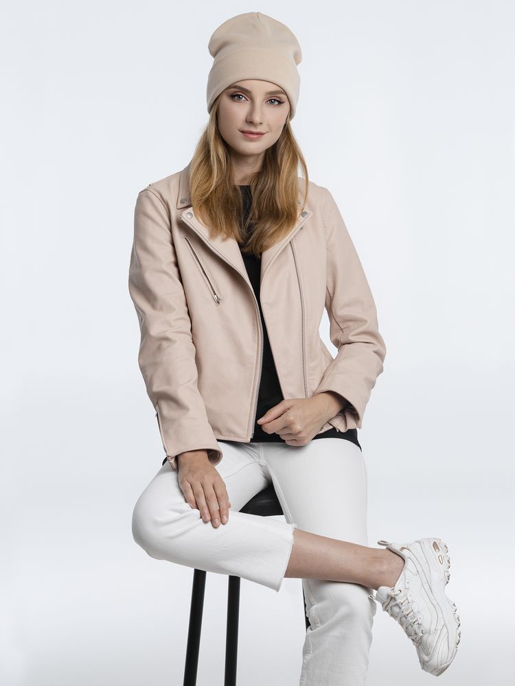 Шапка Real Talk, бежевая (Изображение 5)