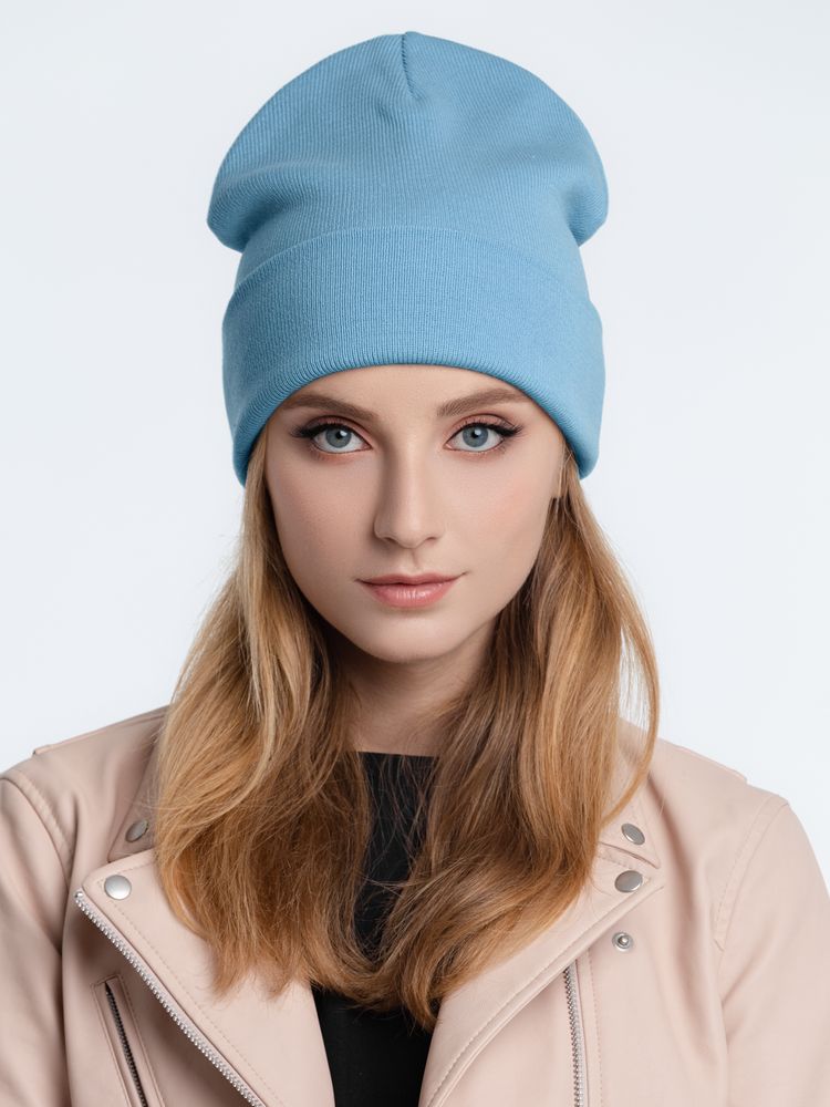 Шапка Real Talk, голубая (Изображение 4)