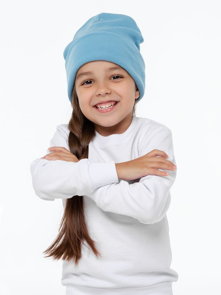 Шапка Real Talk, голубая (Изображение 6)