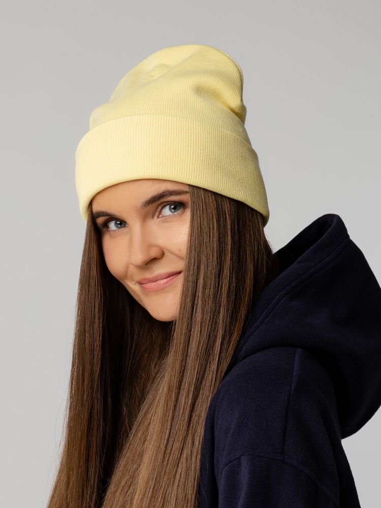 Шапка Real Talk, светло-желтая (нарцисс) (Изображение 4)