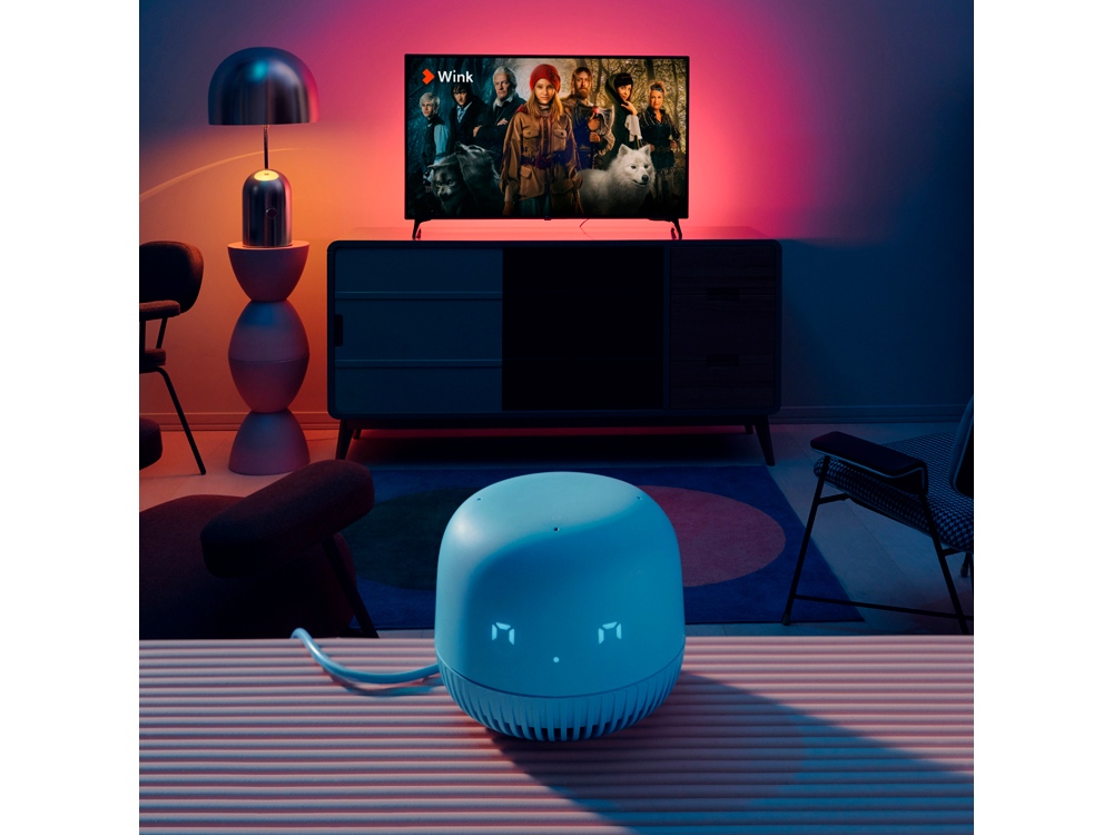 Умная колонка Капсула Нео с голосовым помощником Марусей (зеленый)  (Изображение 6)