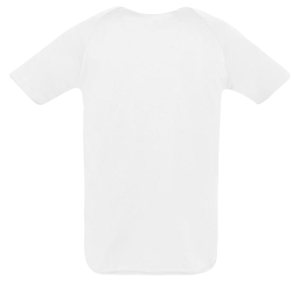 Футболка унисекс Sporty 140 белая, размер XL (Изображение 2)