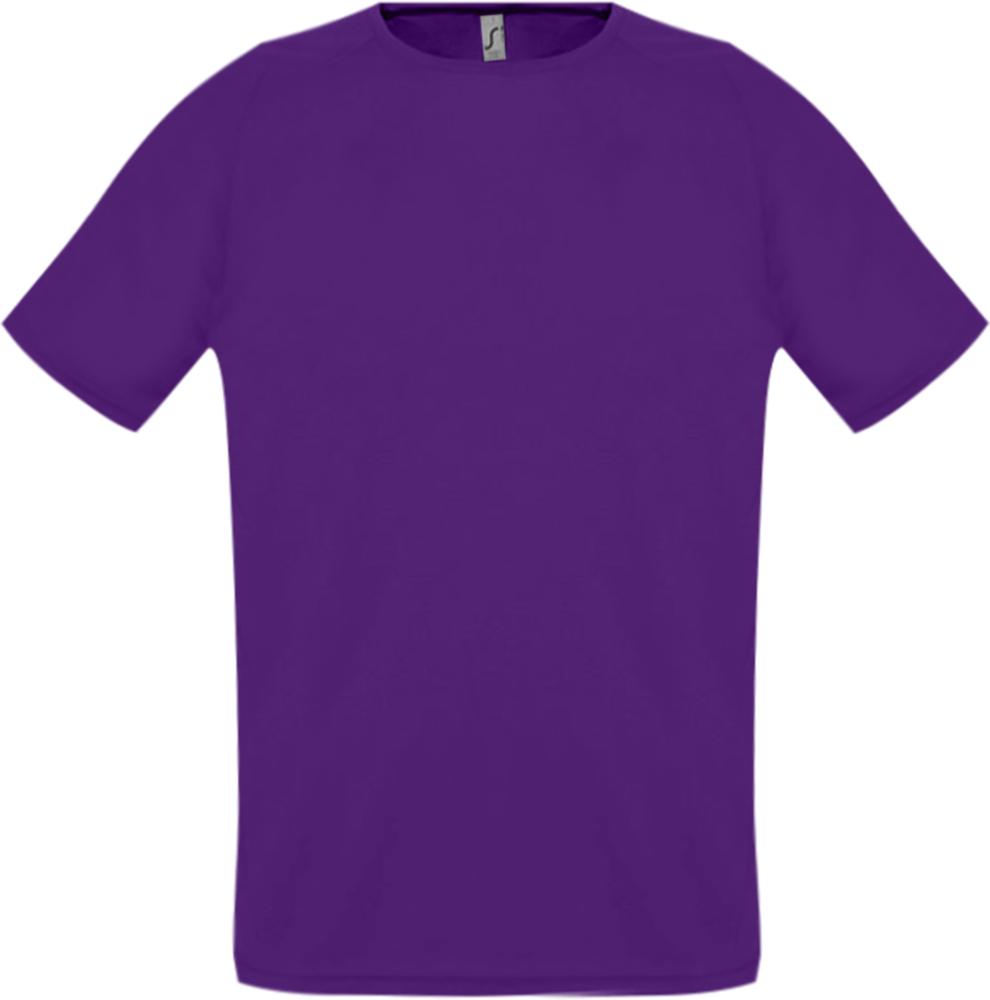 Футболка унисекс Sporty 140 темно-фиолетовая, размер XS (Изображение 1)