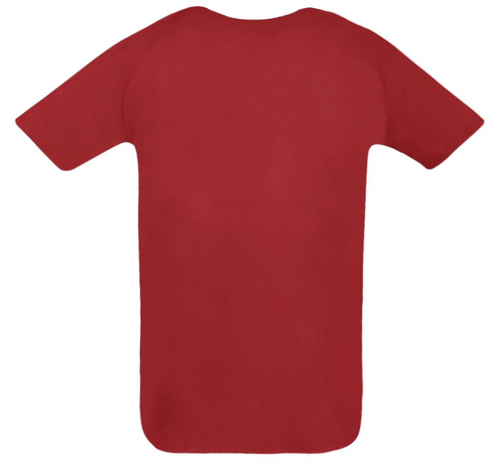 Футболка унисекс Sporty 140 красная, размер XL (Изображение 2)