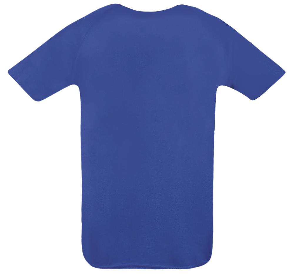 Футболка унисекс Sporty 140 ярко-синяя, размер XXL (Изображение 2)