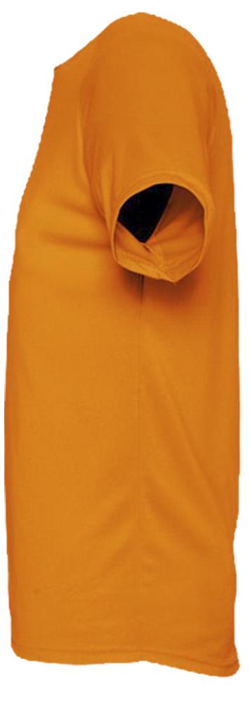 Футболка унисекс Sporty 140 оранжевый неон, размер S (Изображение 3)