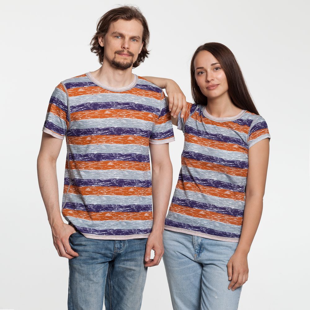 Футболка мужская RAYET двусторонняя, оранжевый/фиолетовый , размер XL (Изображение 11)