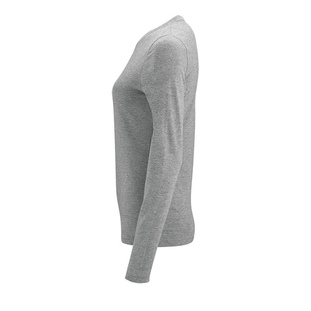 Футболка с длинным рукавом Imperial LSL Women серый меланж, размер XXL (Изображение 3)