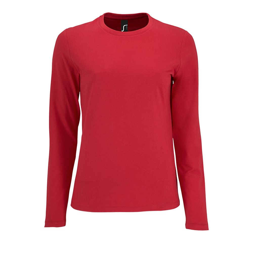 Футболка с длинными рукавами Imperial LSL Women красная, размер XXL (Изображение 1)