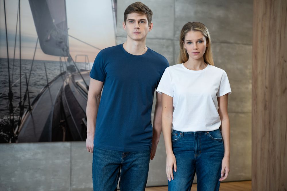 Футболка мужская American U светлый меланж, размер S (Изображение 6)