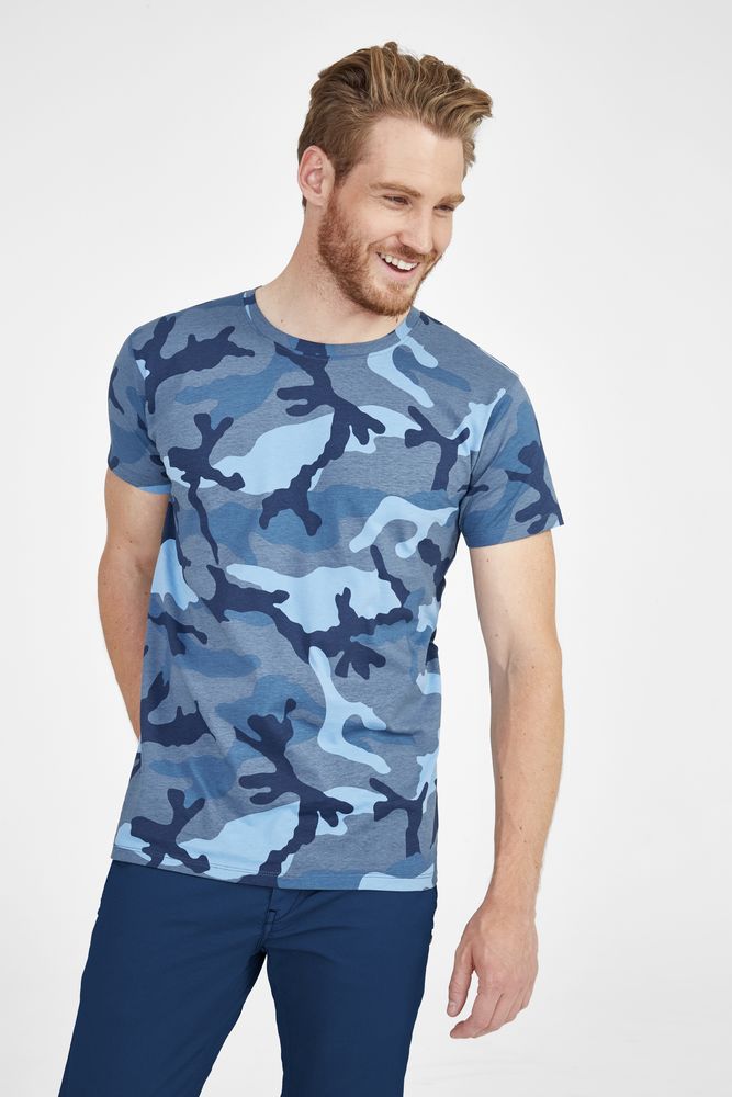 Футболка мужская Camo Men 150 камуфляж (Изображение 4)