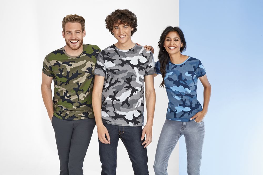 Футболка мужская Camo Men 150 камуфляж (Изображение 5)
