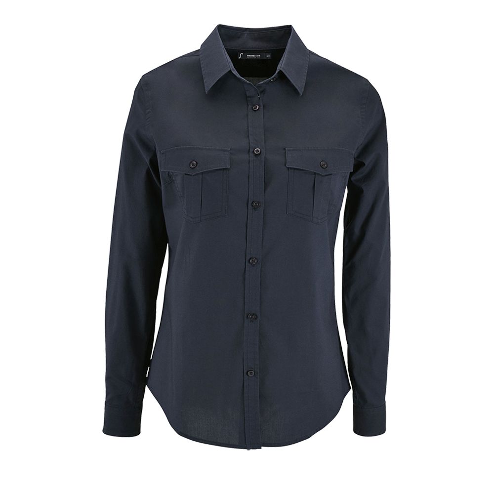 Рубашка женская Burma Women темно-синяя, размер XS (Изображение 1)