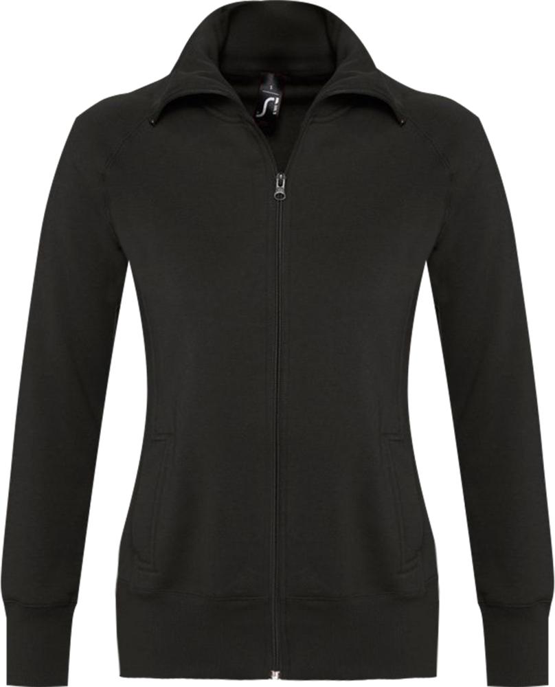 Толстовка женская на молнии Soda 280 серый меланж