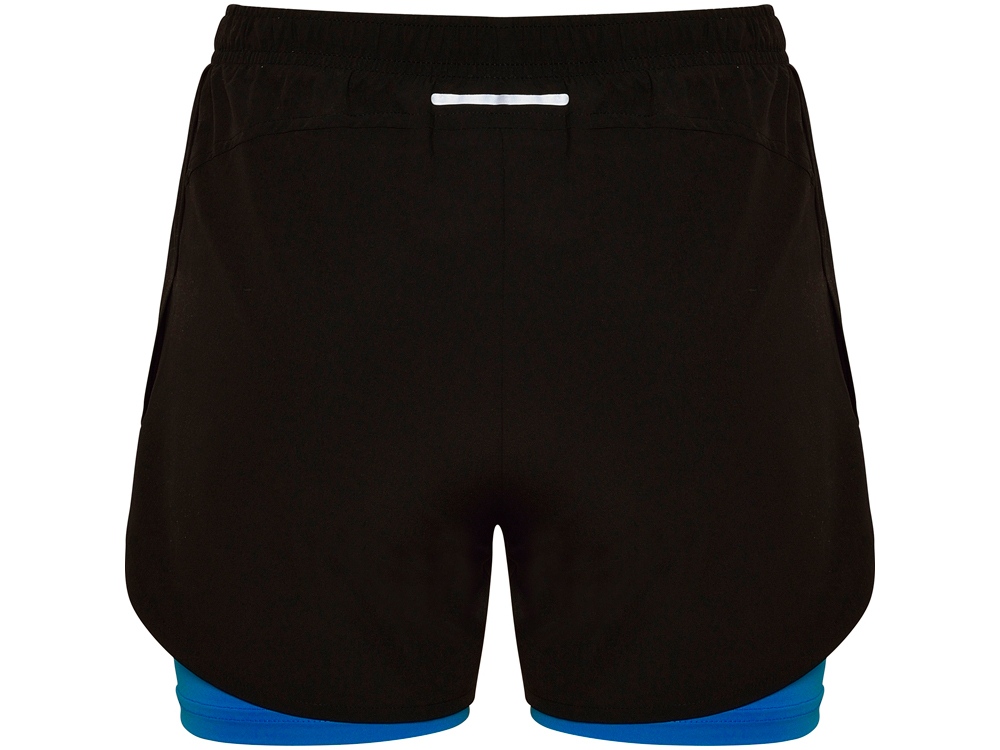 Шорты Lanus, черный/королевский синий (Изображение 2)