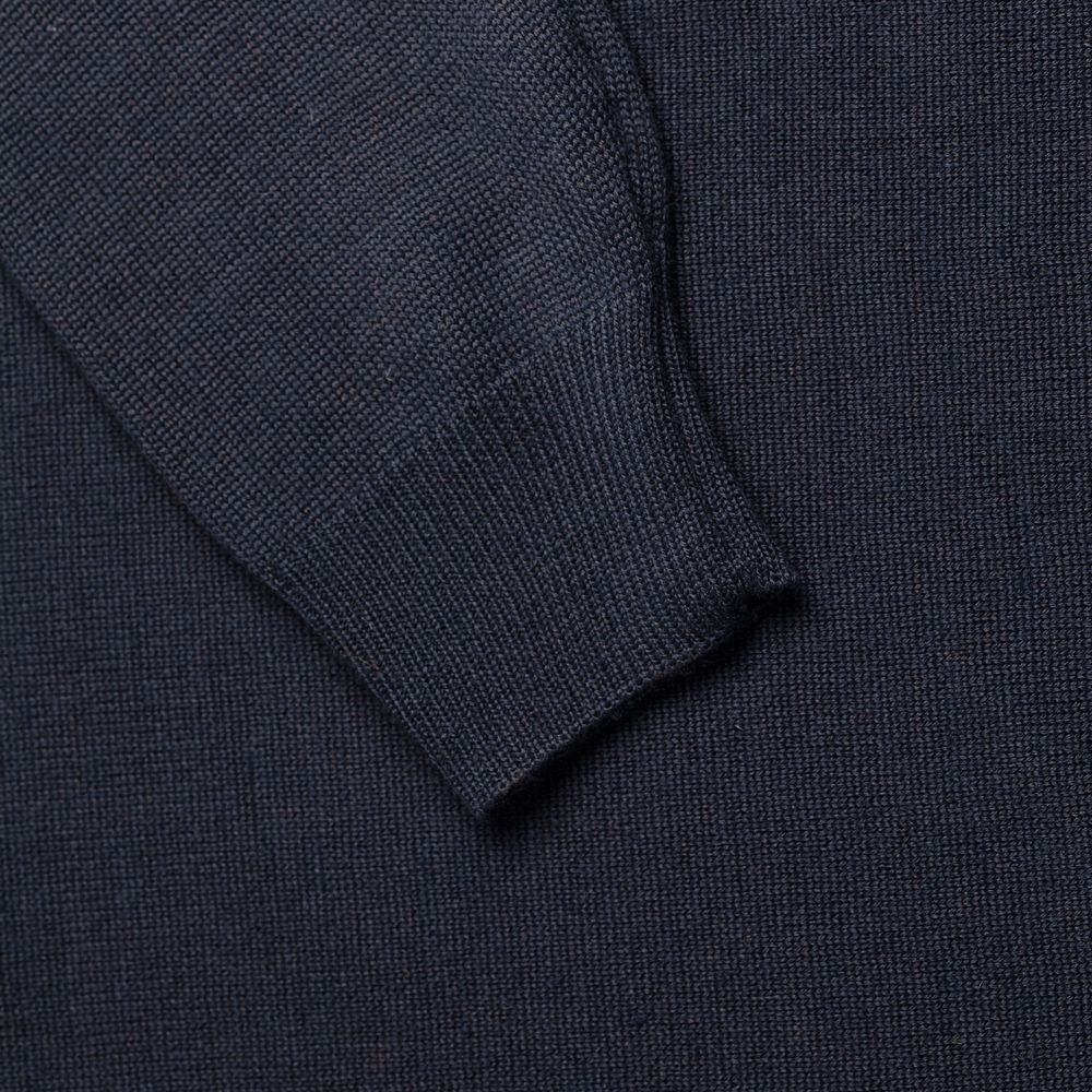 Джемпер Stitch с контрастной отделкой, синий с зеленым, размер L (Изображение 4)