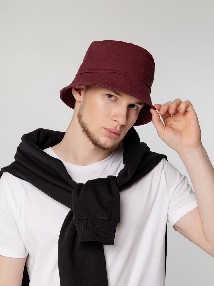 Панама Sombra, бордовая (Изображение 4)