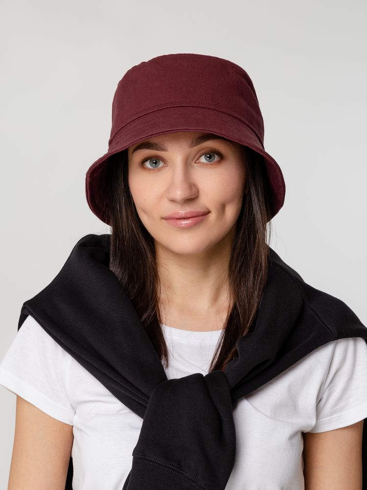 Панама Sombra, бордовая (Изображение 5)