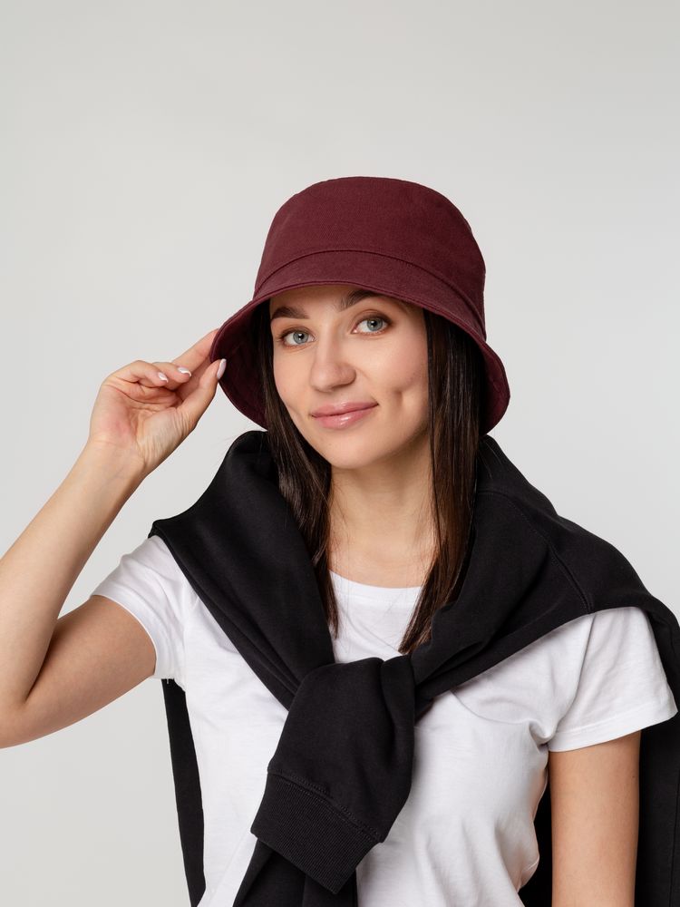 Панама Sombra, бордовая (Изображение 6)