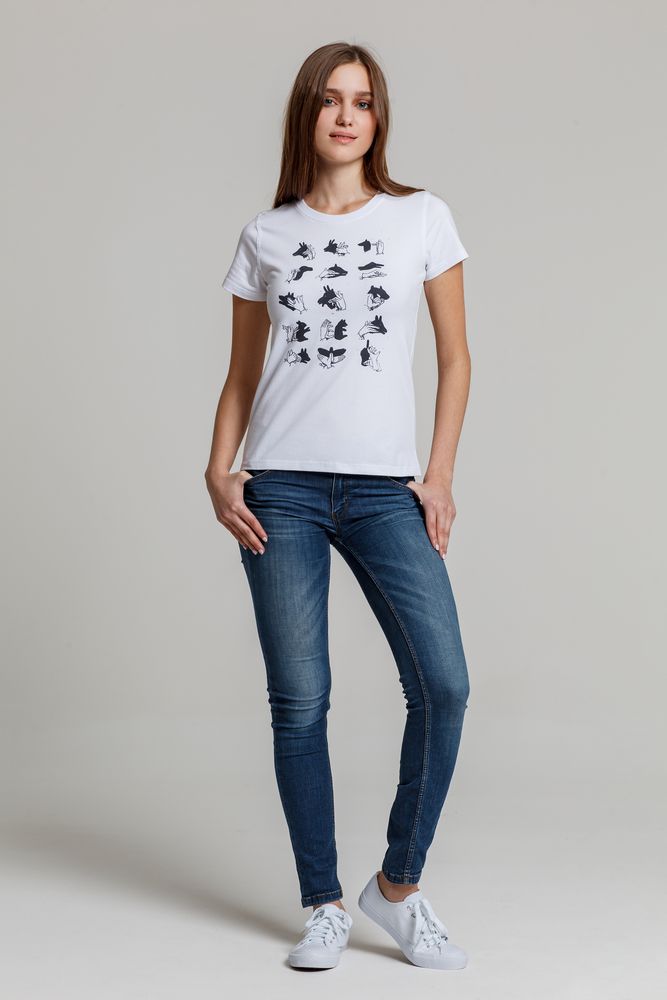 Футболка женская «Неочевидное», белая, размер S (Изображение 5)