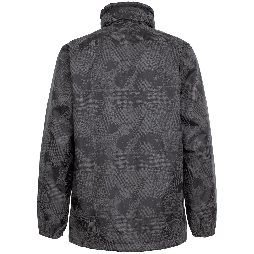 Ветровка светоотражающая Finvind темно-серая, размер XXS (Изображение 2)