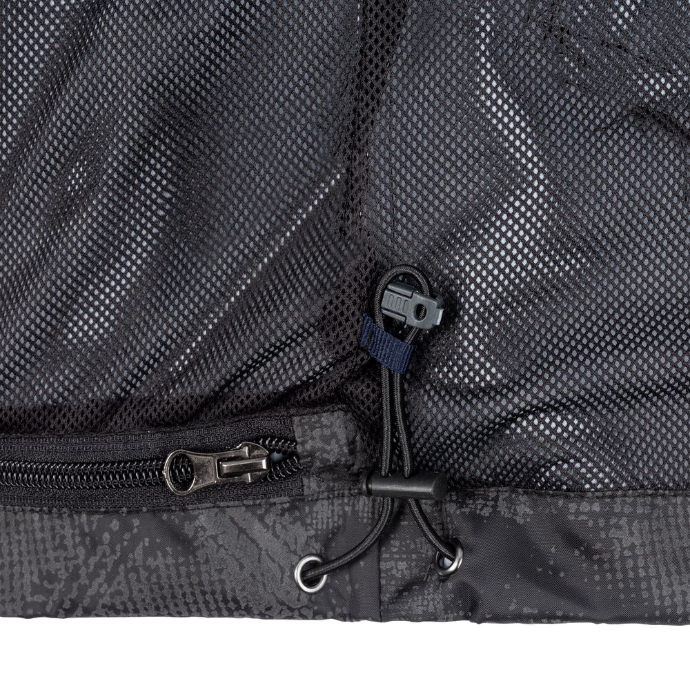 Ветровка светоотражающая Finvind темно-серая, размер XXS (Изображение 9)