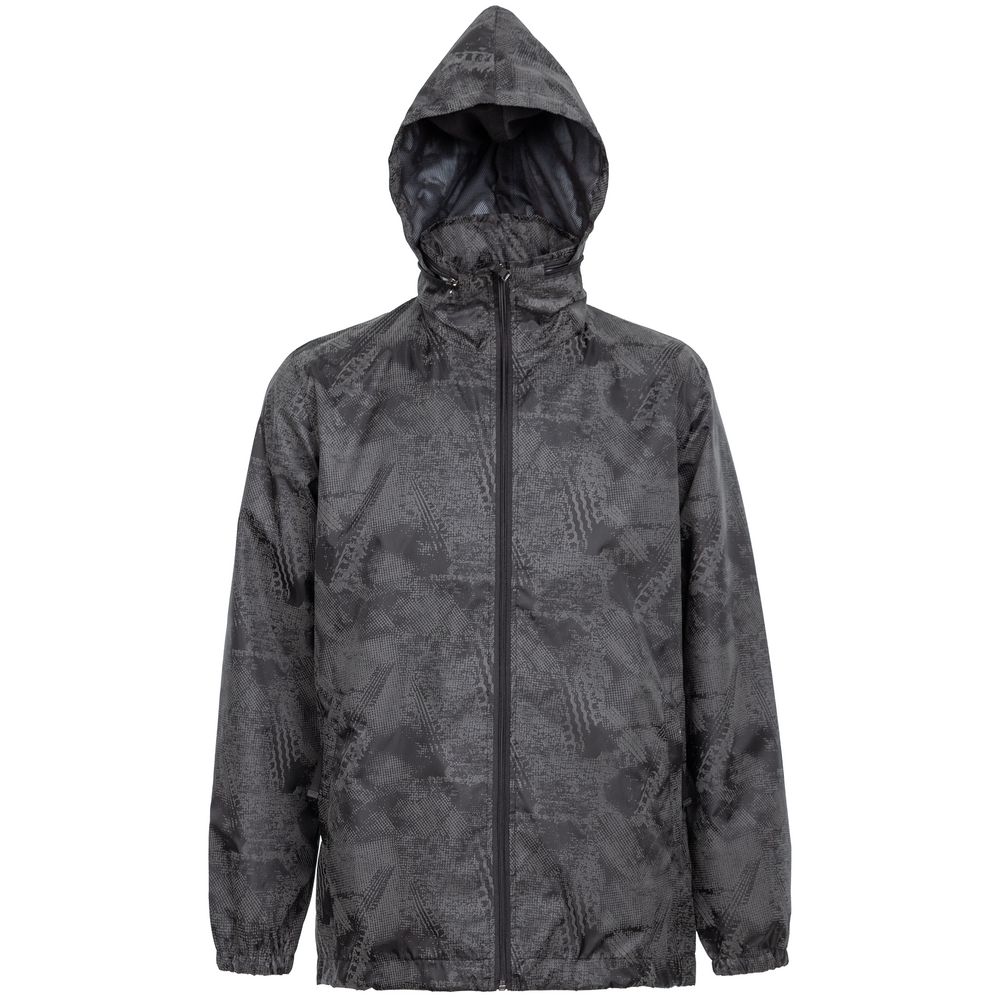 Ветровка светоотражающая Finvind темно-серая, размер S (Изображение 5)