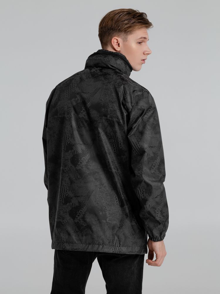 Ветровка светоотражающая Finvind темно-серая, размер S (Изображение 14)