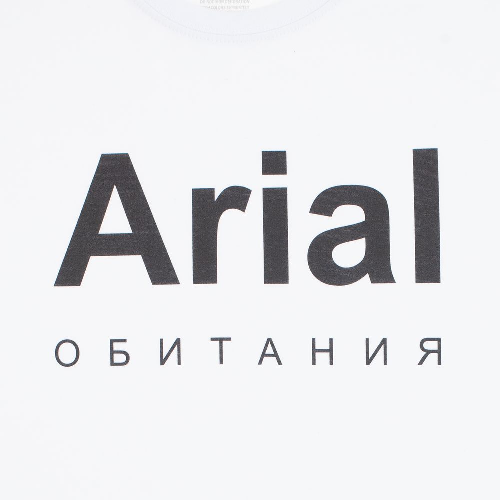 Футболка Arial обитания, белая, размер L (Изображение 4)