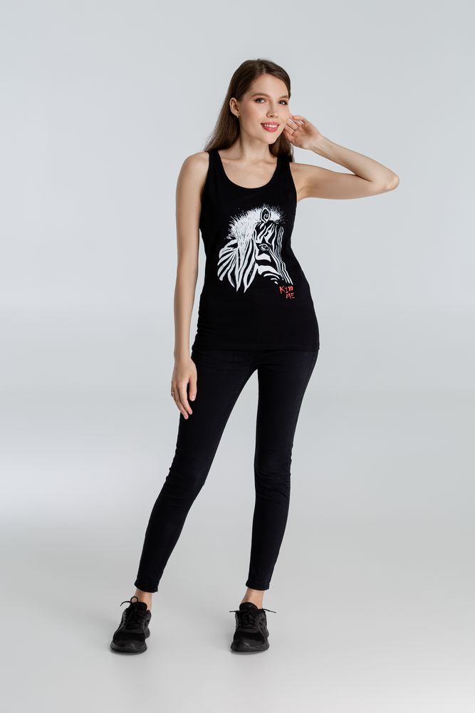 Майка женская «Арт-рокстар. Kiss Me» (Изображение 5)