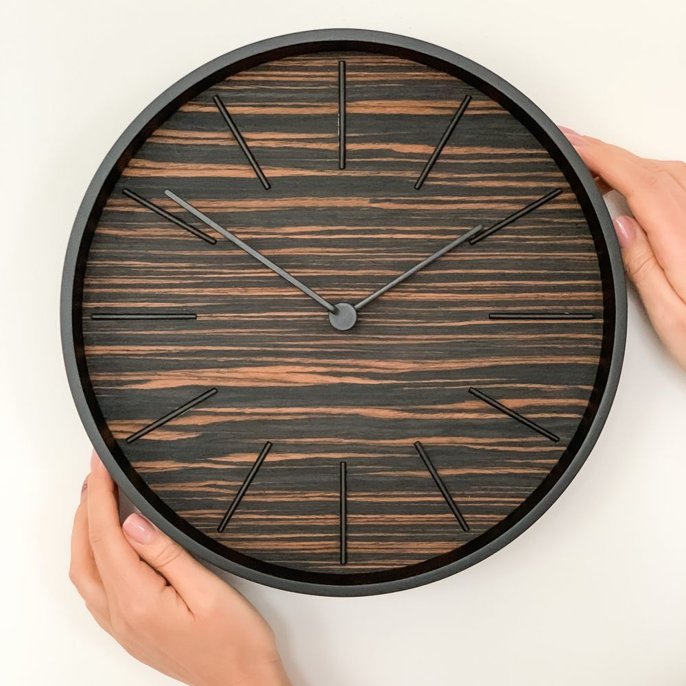 Часы настенные Bart, шпон (Изображение 6)