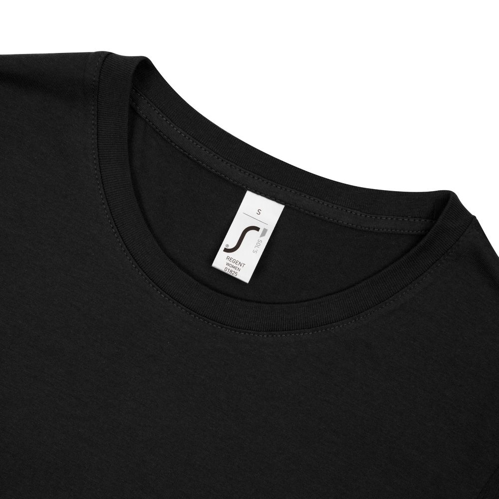 Футболка женская Regent Women черная, размер M (Изображение 3)