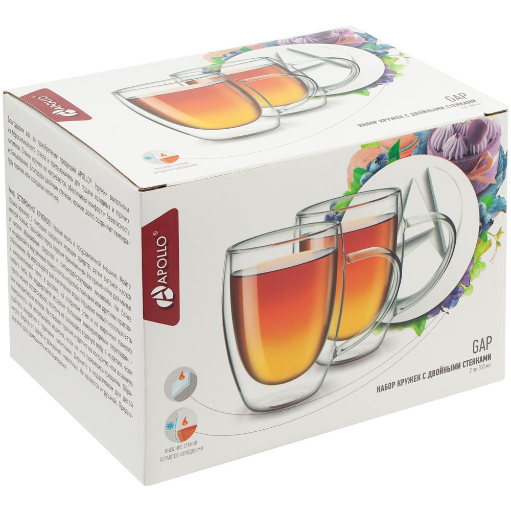 Набор из 2 кружек с двойными стенками Gap (Изображение 4)