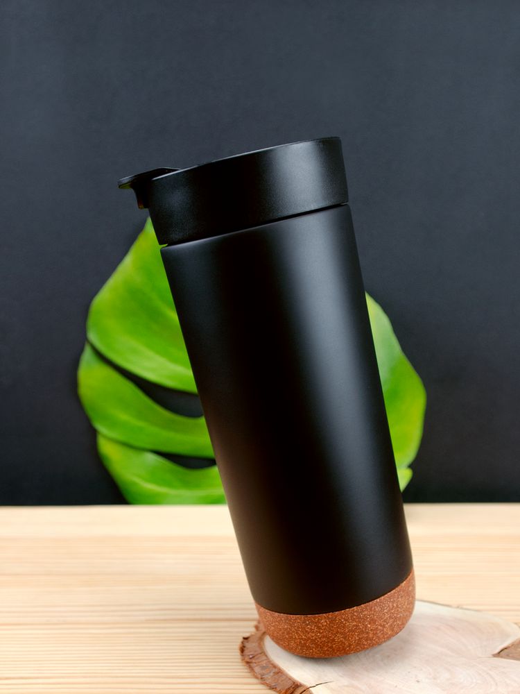 Термостакан Steady, черный (Изображение 7)