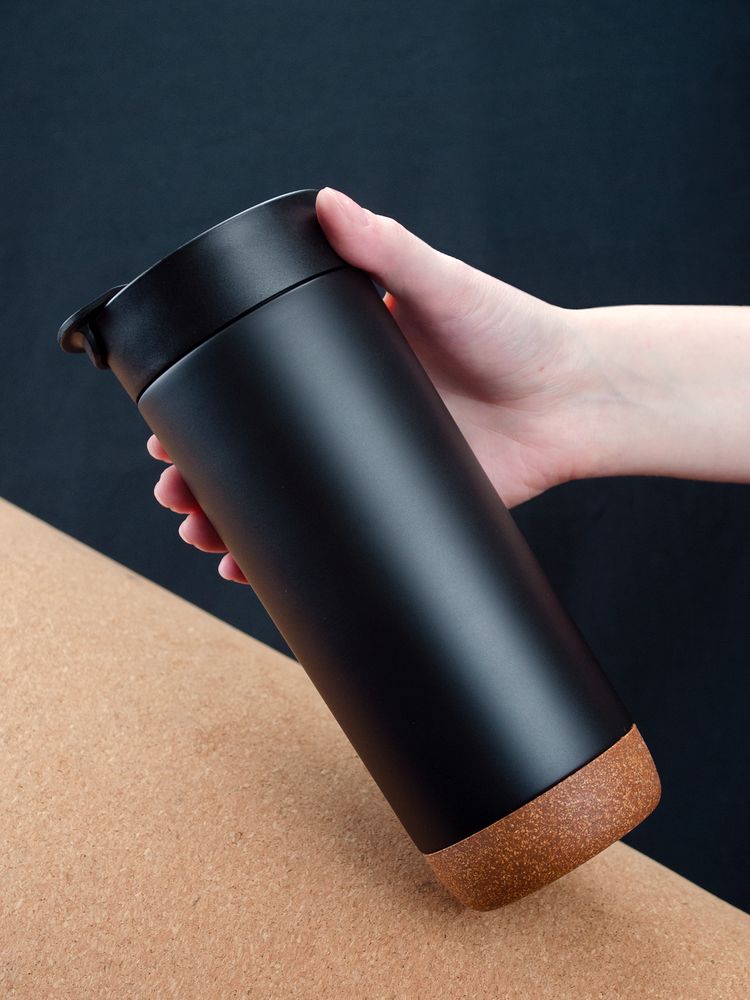 Термостакан Steady, черный (Изображение 9)