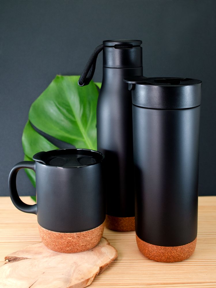 Термостакан Steady, черный (Изображение 10)