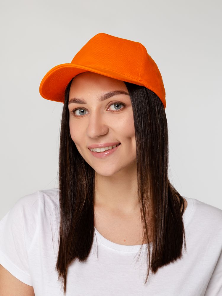 Бейсболка Standard, оранжевая (Изображение 6)
