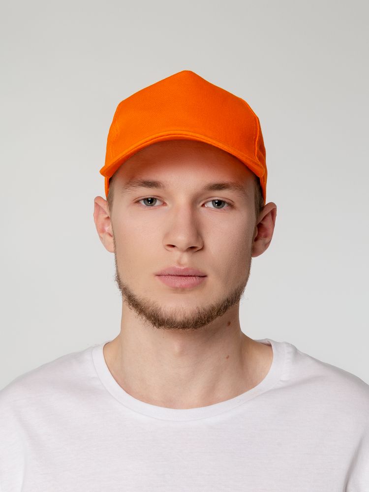 Бейсболка Standard, оранжевая (Изображение 7)